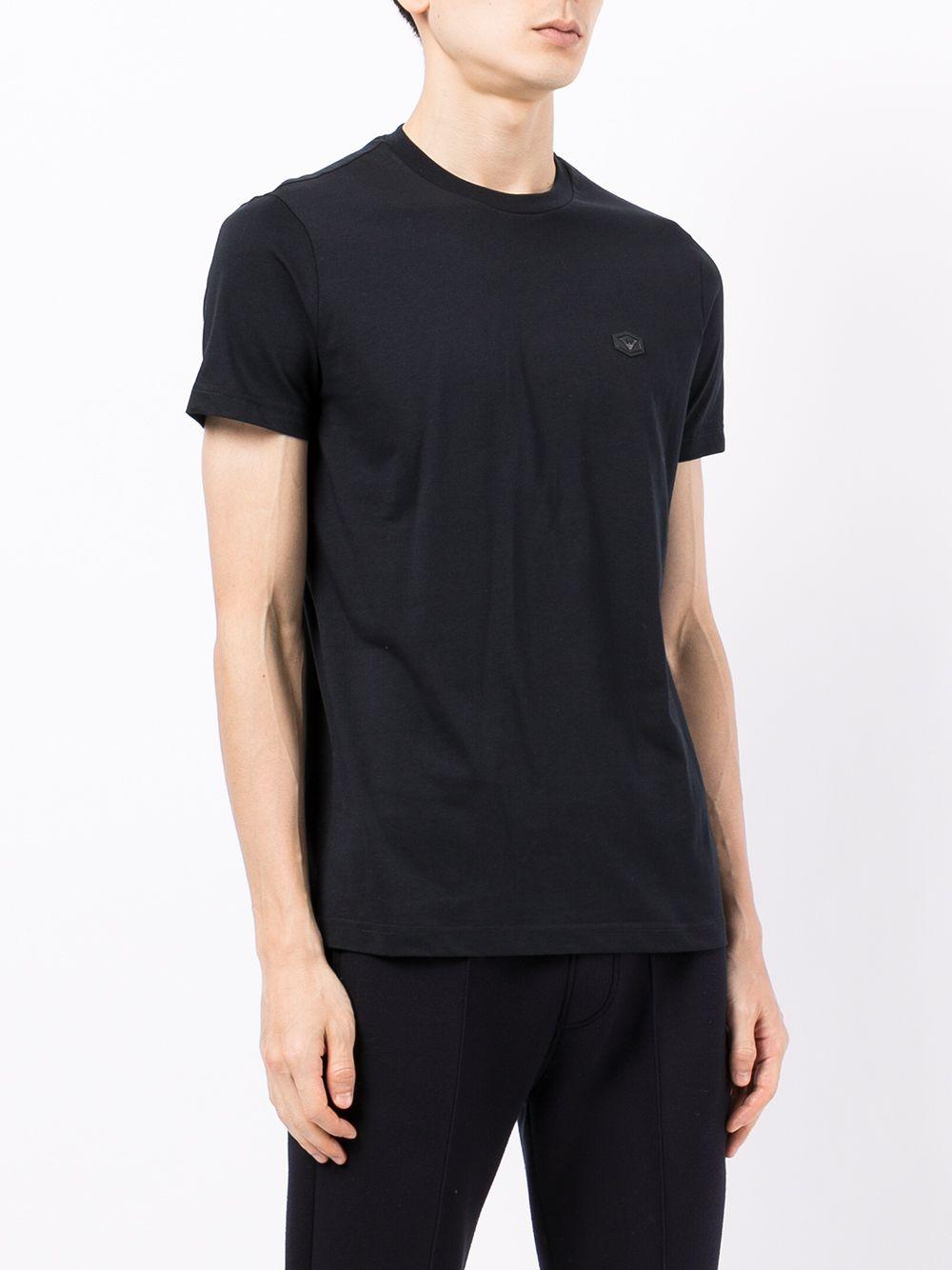 T-shirt blu manica corta 