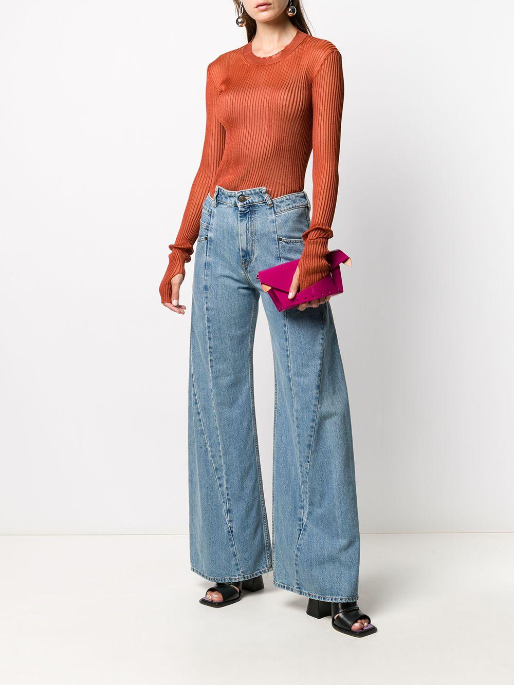 Jeans a gamba ampia Décortiqué 
