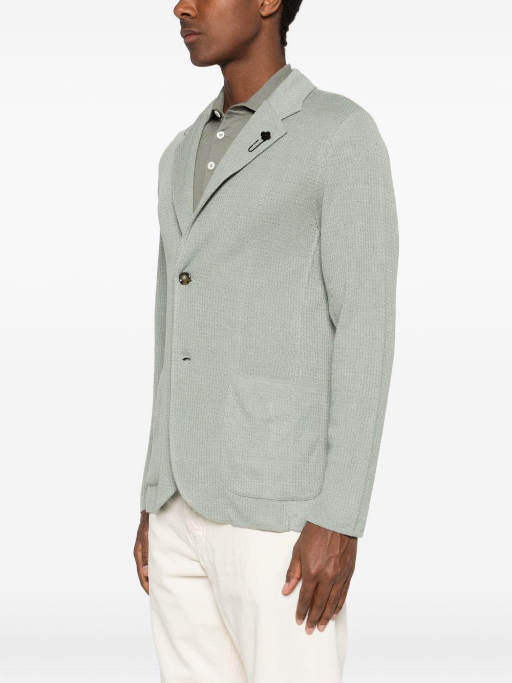 Blazer tasche applicate verde salvia 