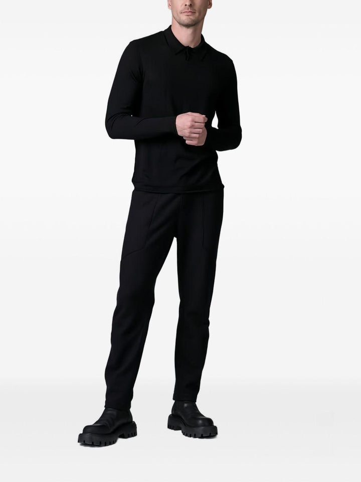 Maglione con bottoni nero