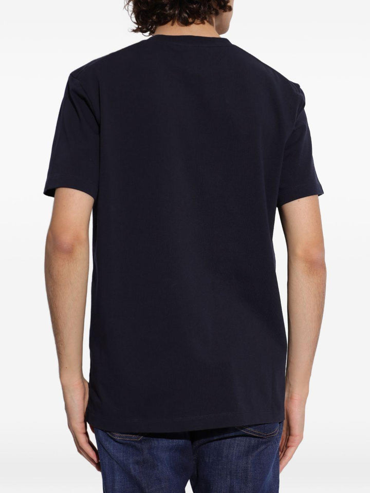 T-shirt blu navy con logo 