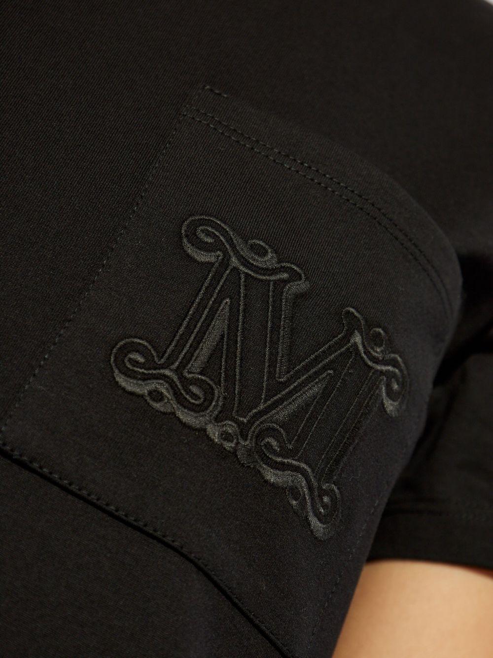 T-shirt con logo ricamato 