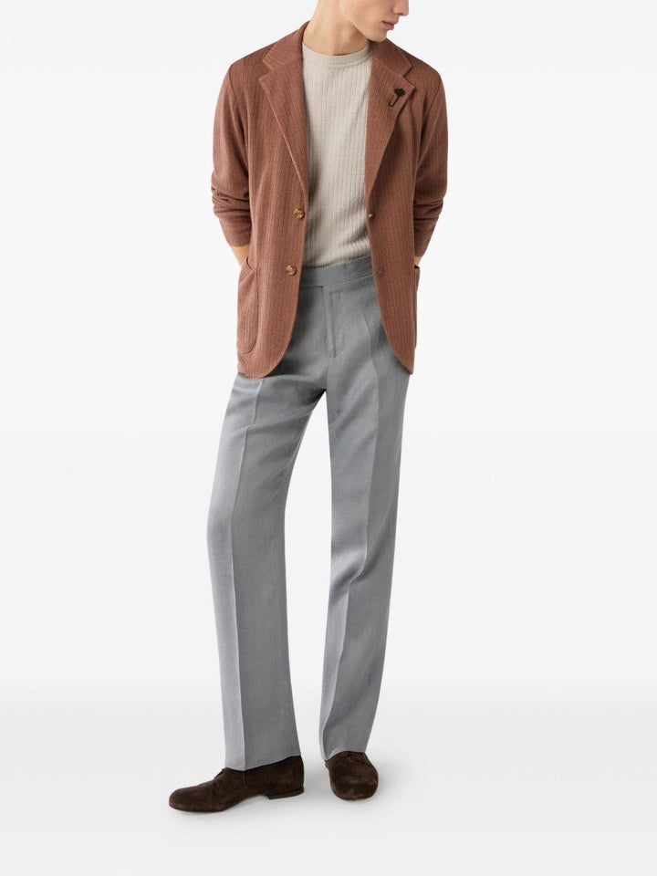 Girocollo in cotone beige 