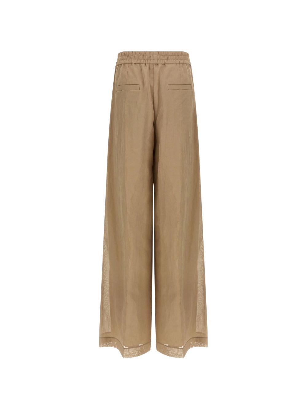 Pantaloni palazzo elasticizzati 