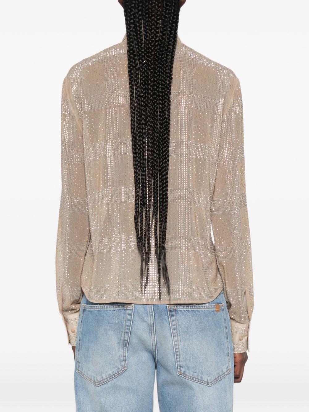 Camicia con applicazioni 