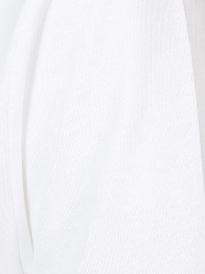 T-shirt girocollo bianca 