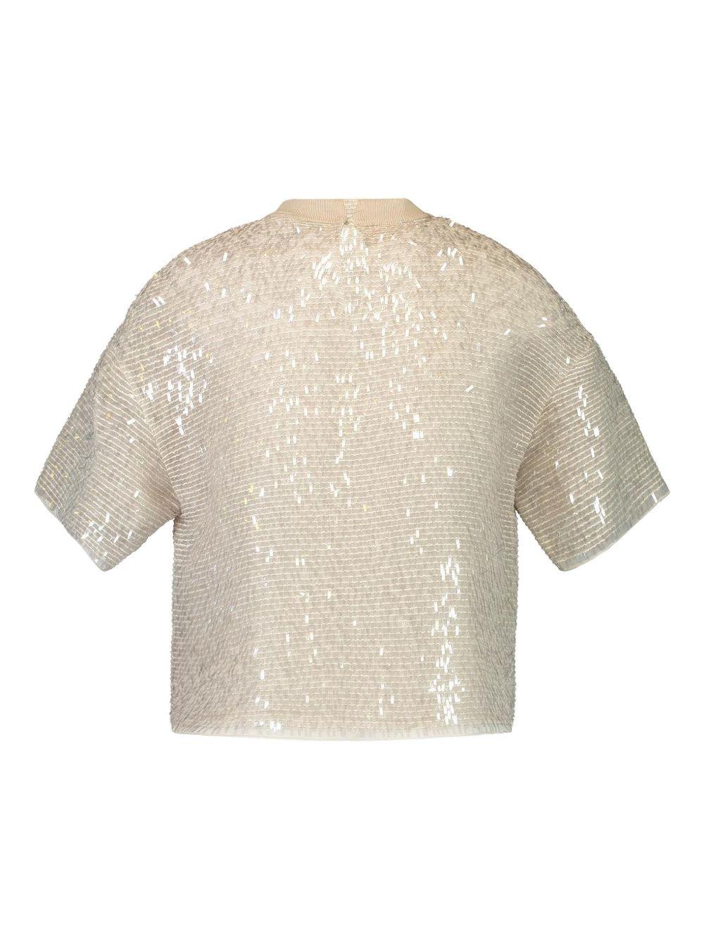 T-shirt con paillettes 
