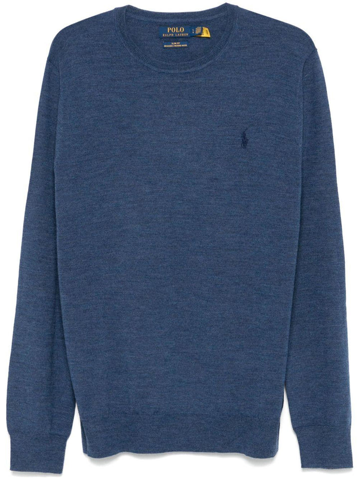 T-shirt verde oliva Lauren con ricamo 