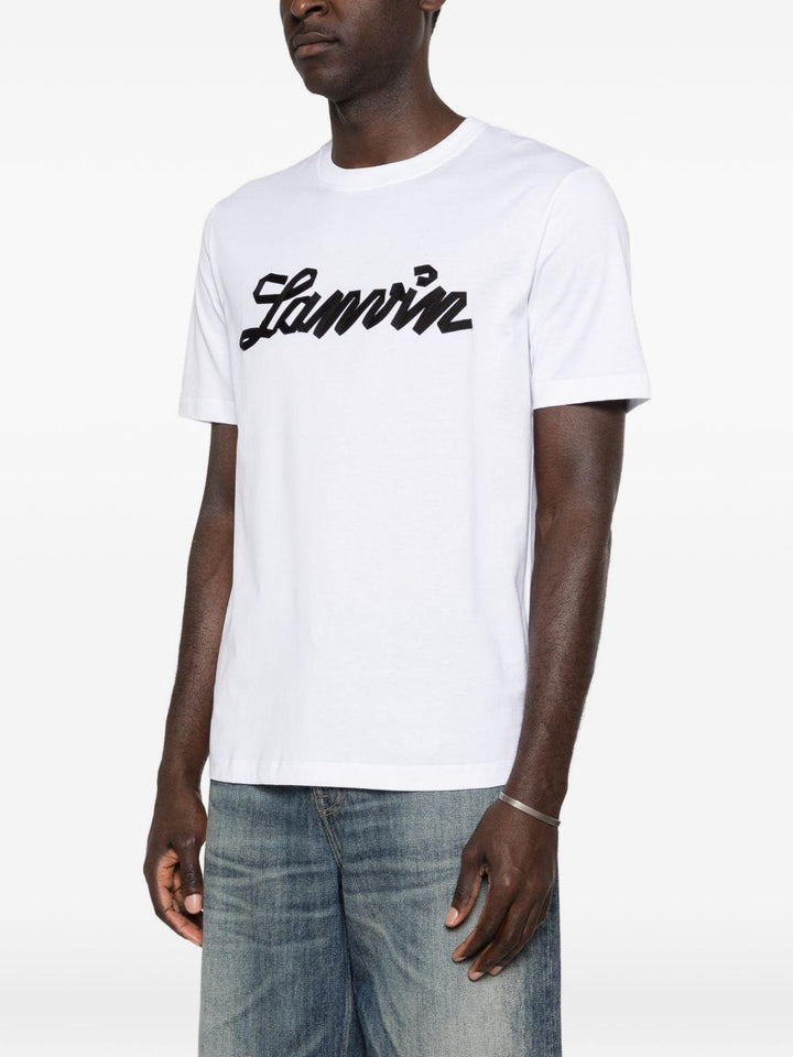 T-shirt bianca con ribbon 