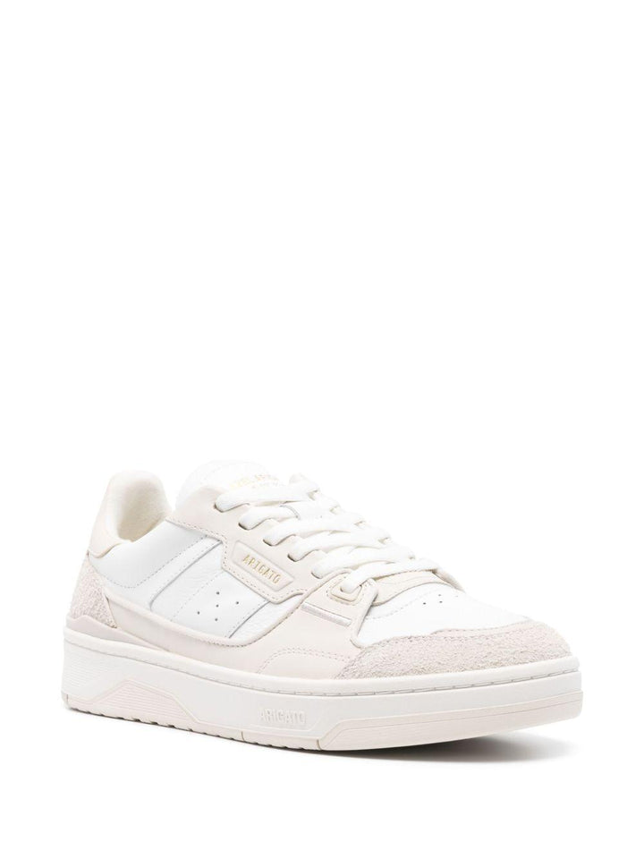 Sneakers bianche e beige Clay con inserti 