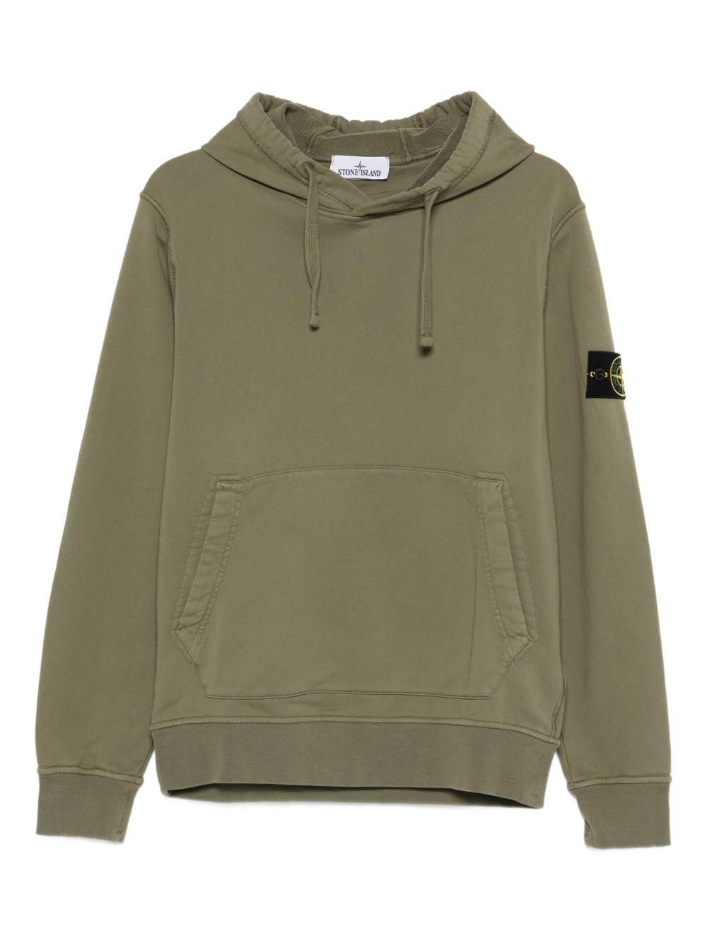 Felpa verde militare