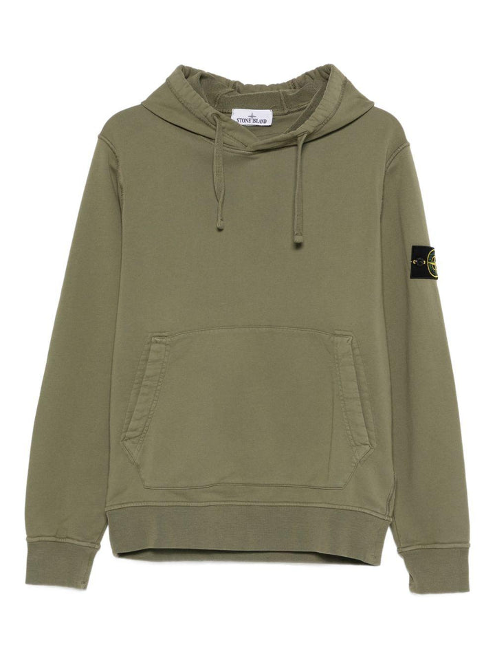 Felpa verde militare