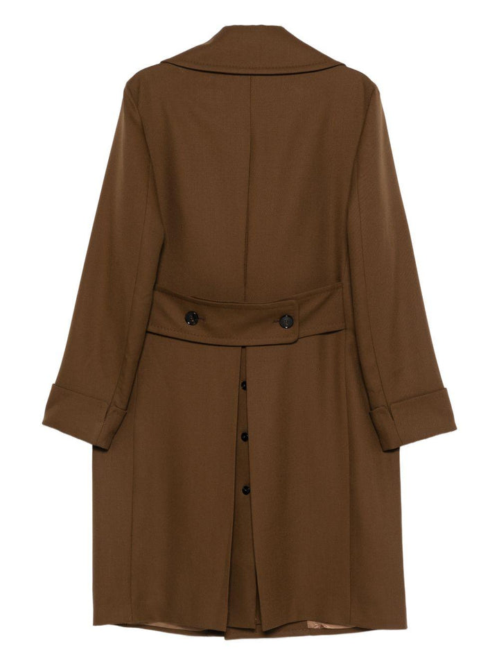 Cappotto doppiopetto marrone
