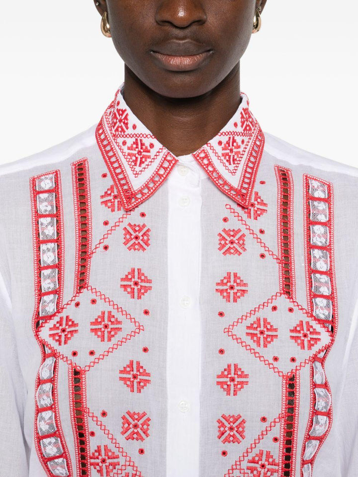 Camicia con ricamo 