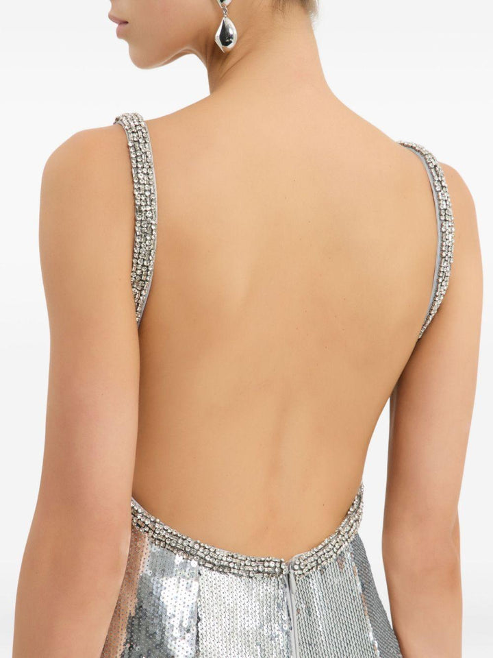 Abito lungo Olympia con paillettes 