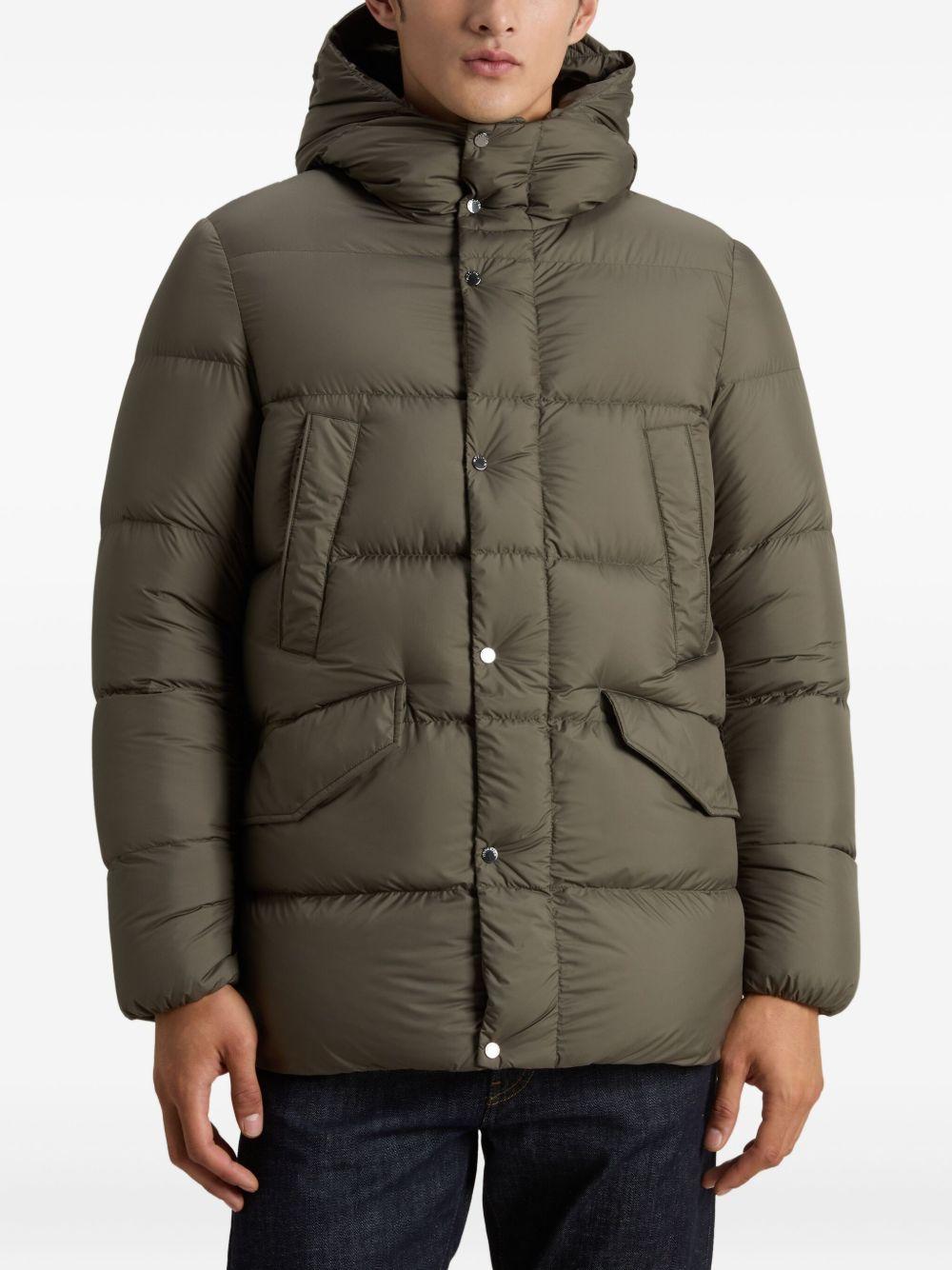 Parka Davis con cappuccio verde 