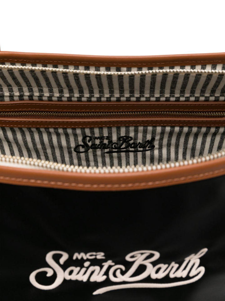 Borsa tote Lou con logo ricamato 