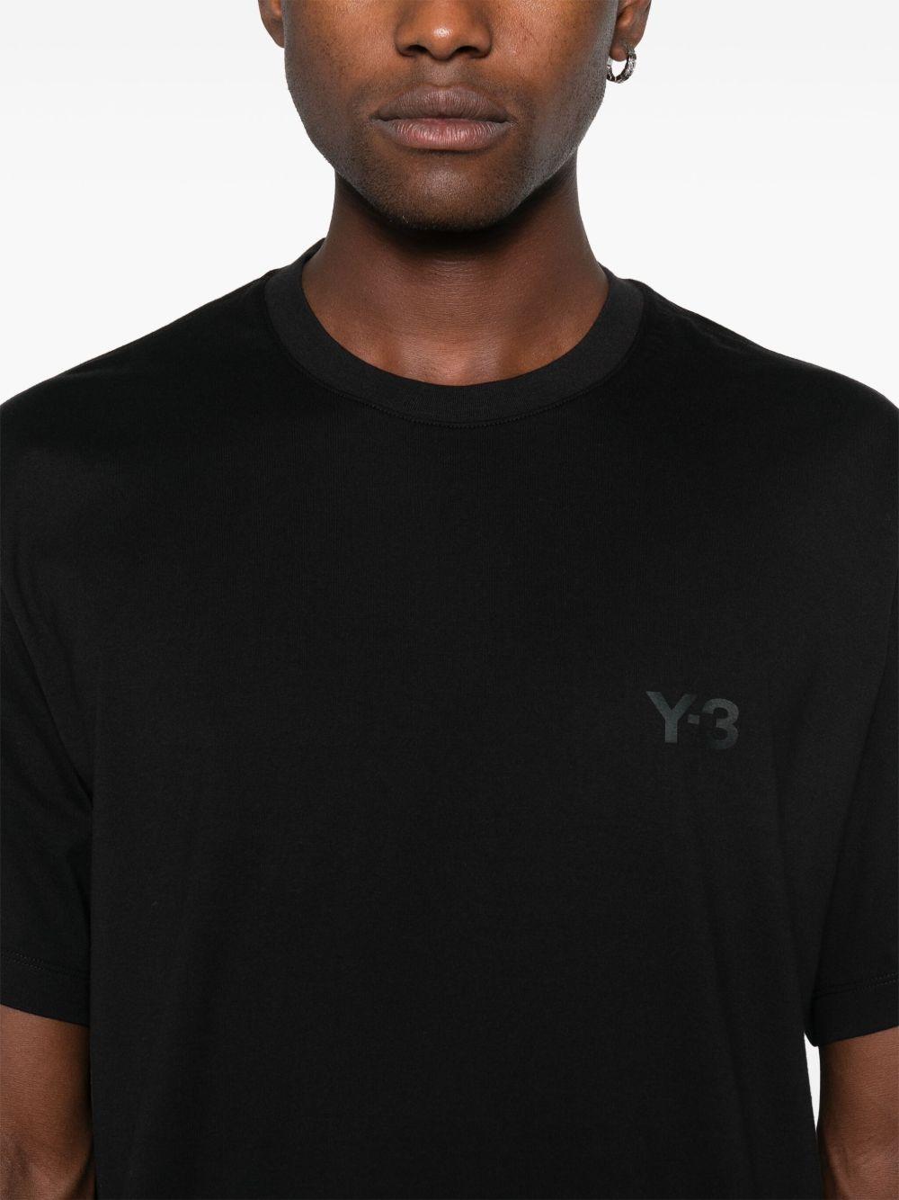T-shirt nera logotype 