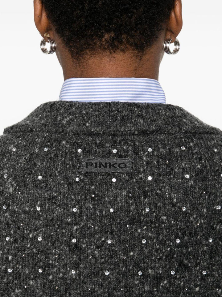 Maglione con strass 