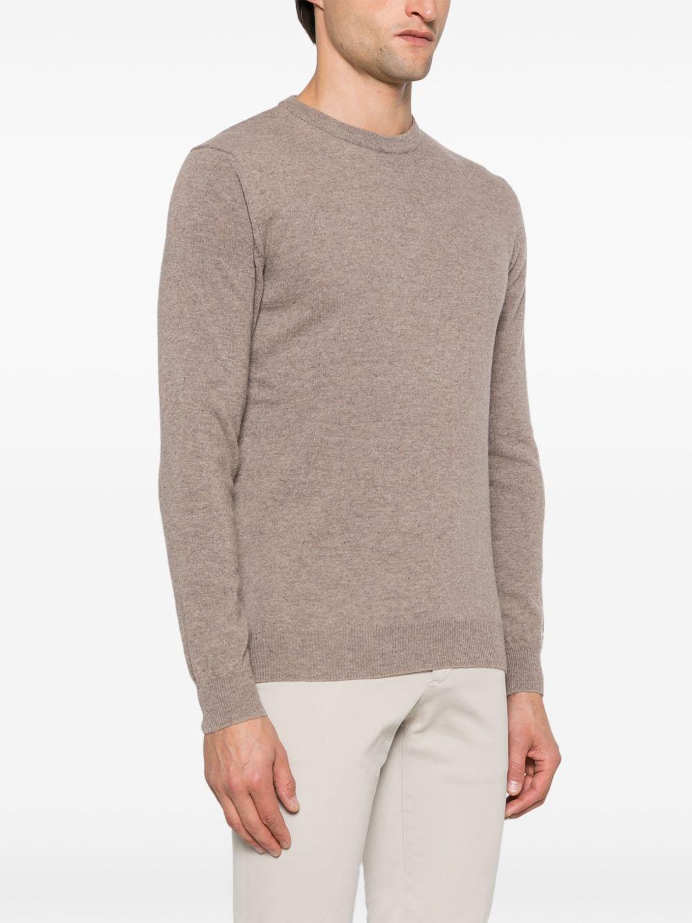 Maglione girocollo beige 