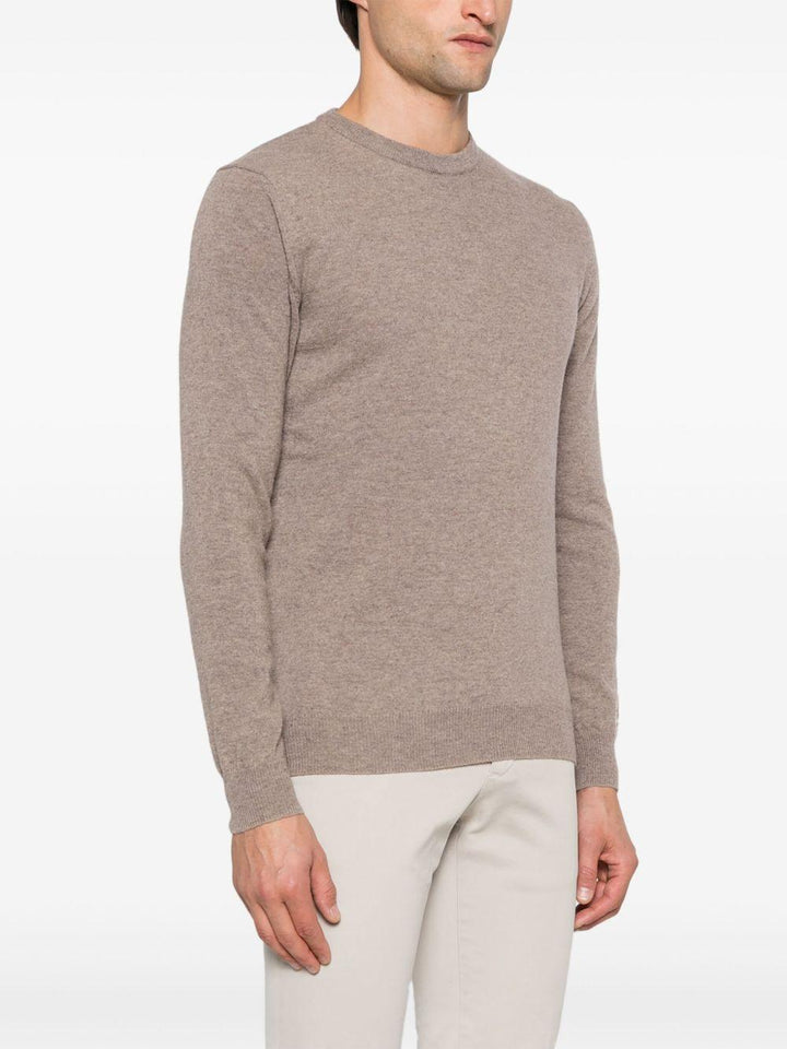 Maglione girocollo beige 