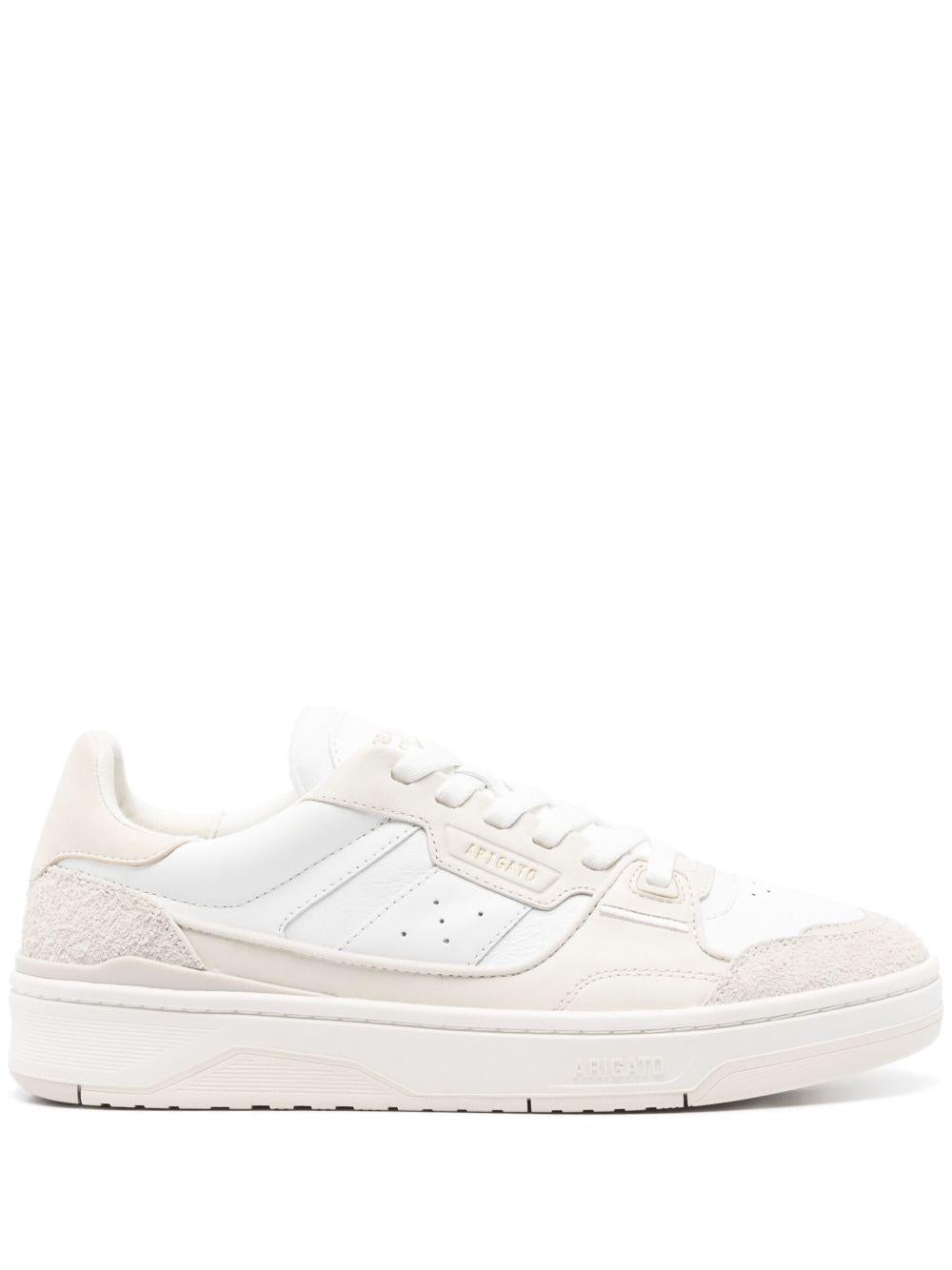 Sneakers bianche e beige Clay con inserti 