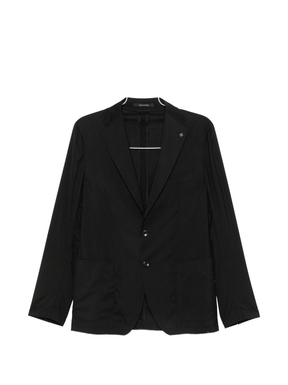 Blazer nero con taschino 