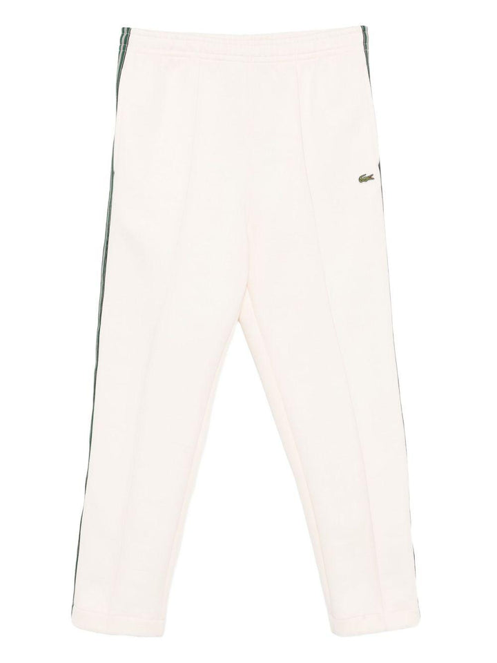 Pantaloni crema in misto cotone