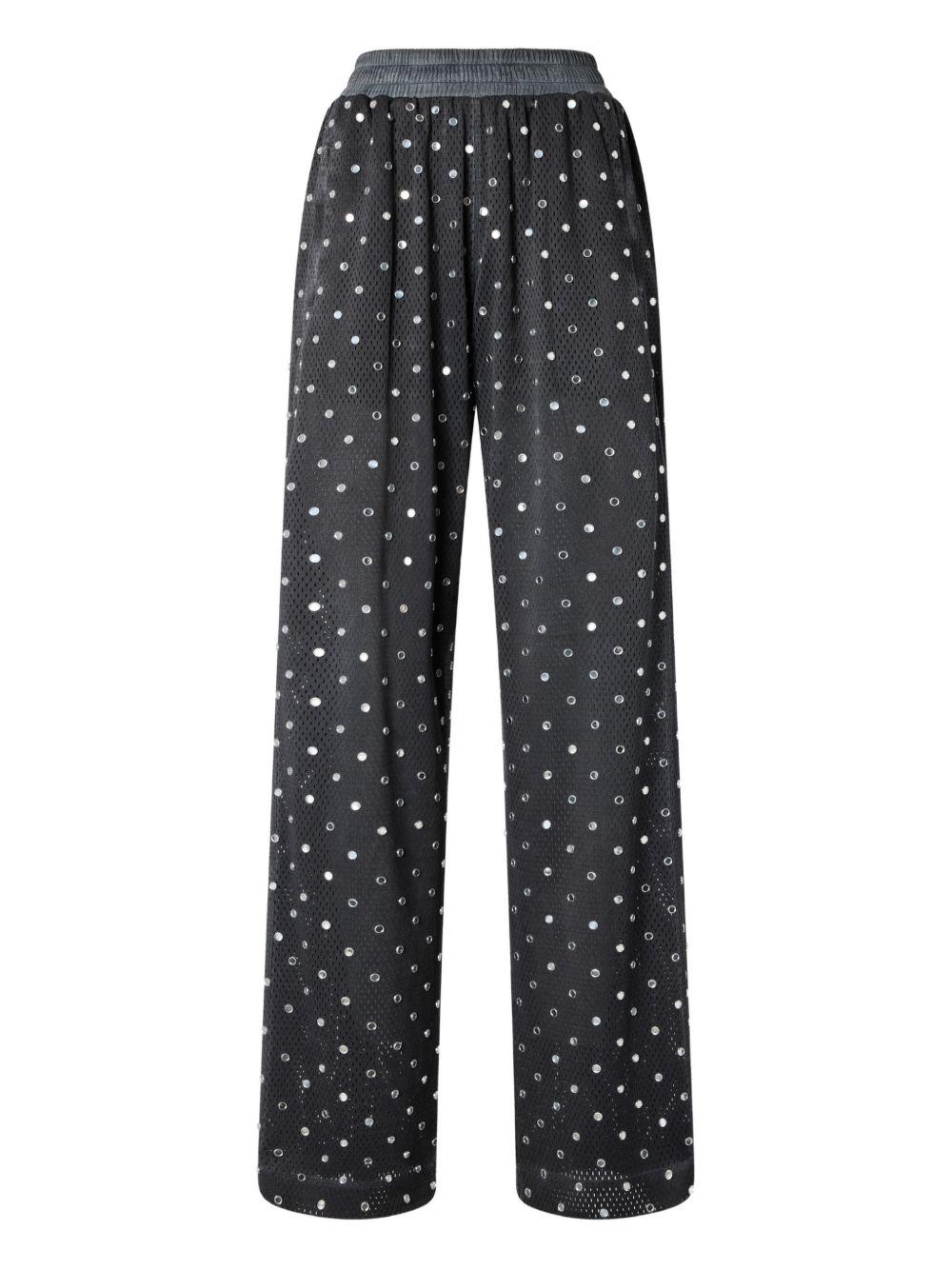 Pantaloni con strass 