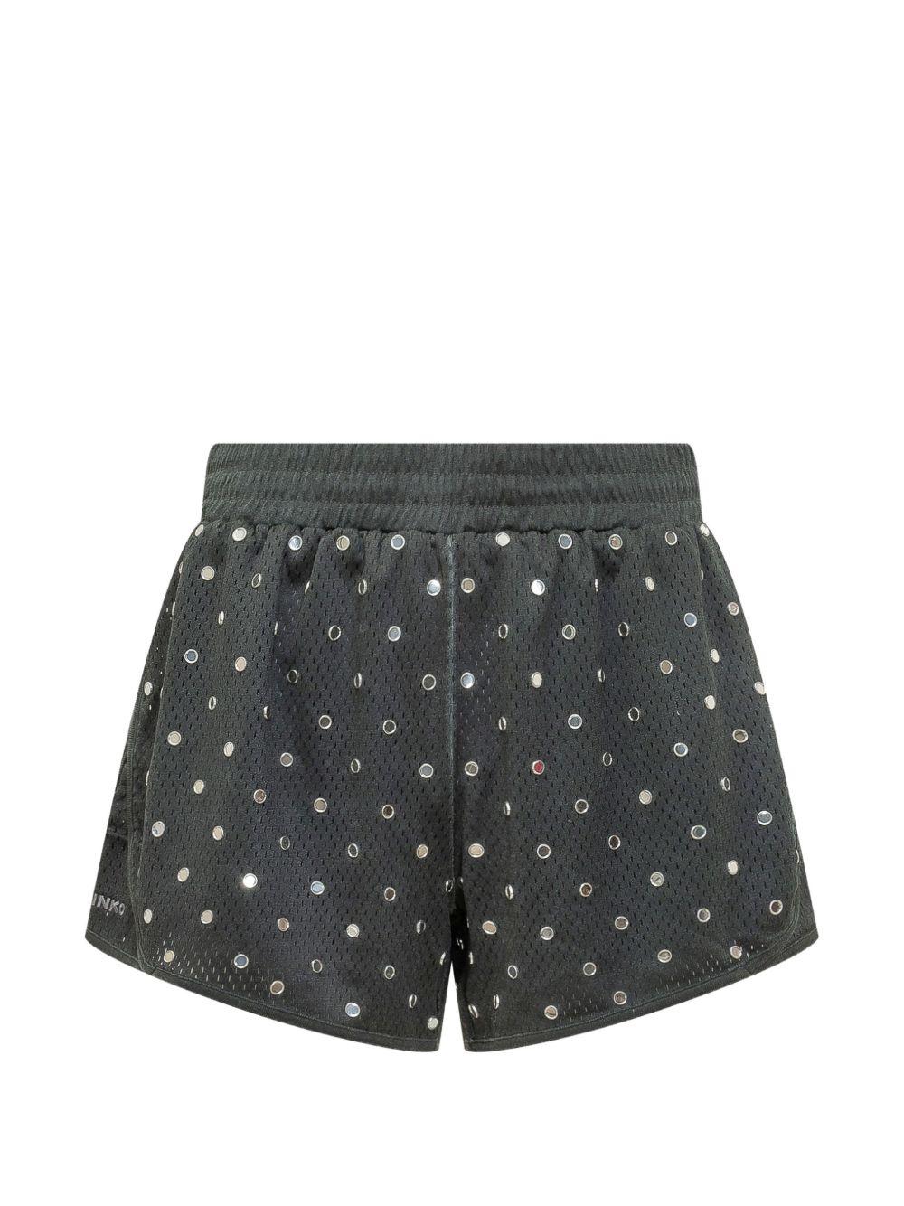 Shorts con borchie 