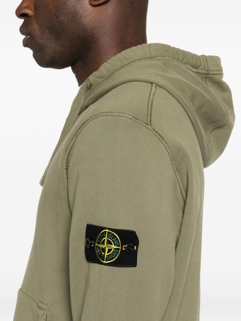 Felpa verde militare