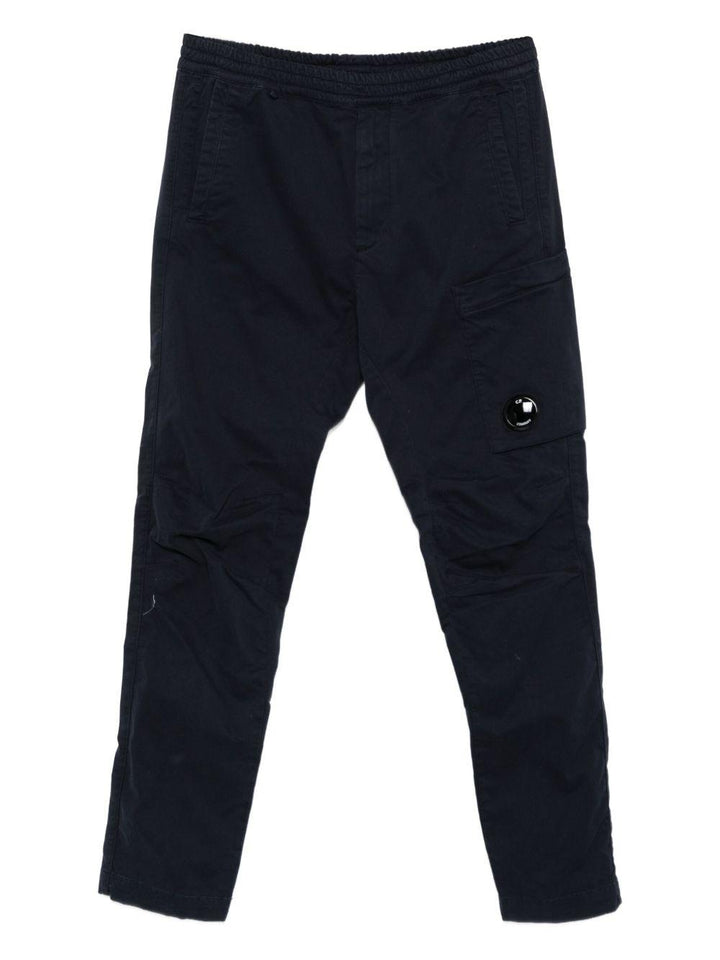 Cargo blu con tasca e lente 