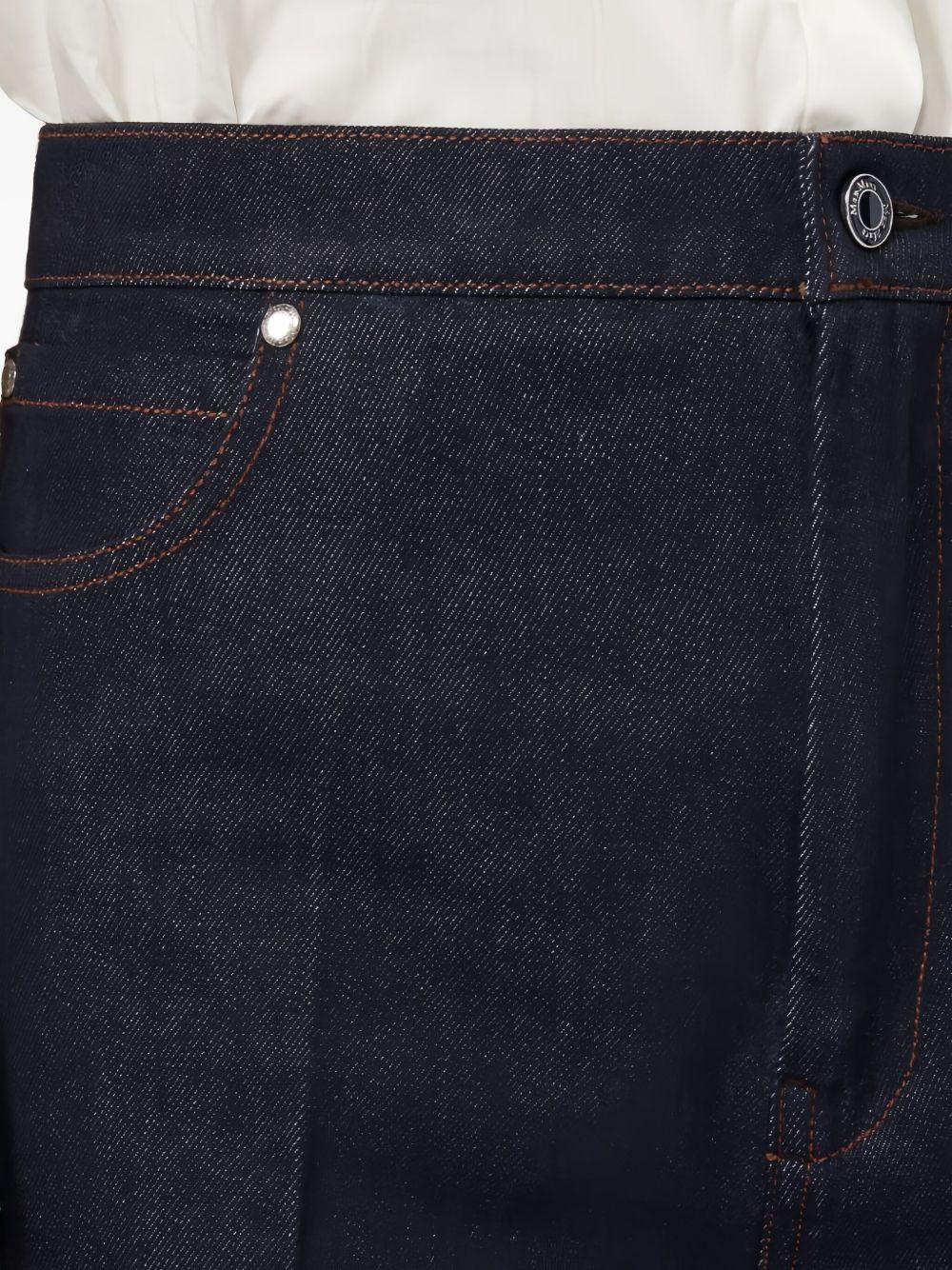 Jeans 5 tasche wide leg Carmine 