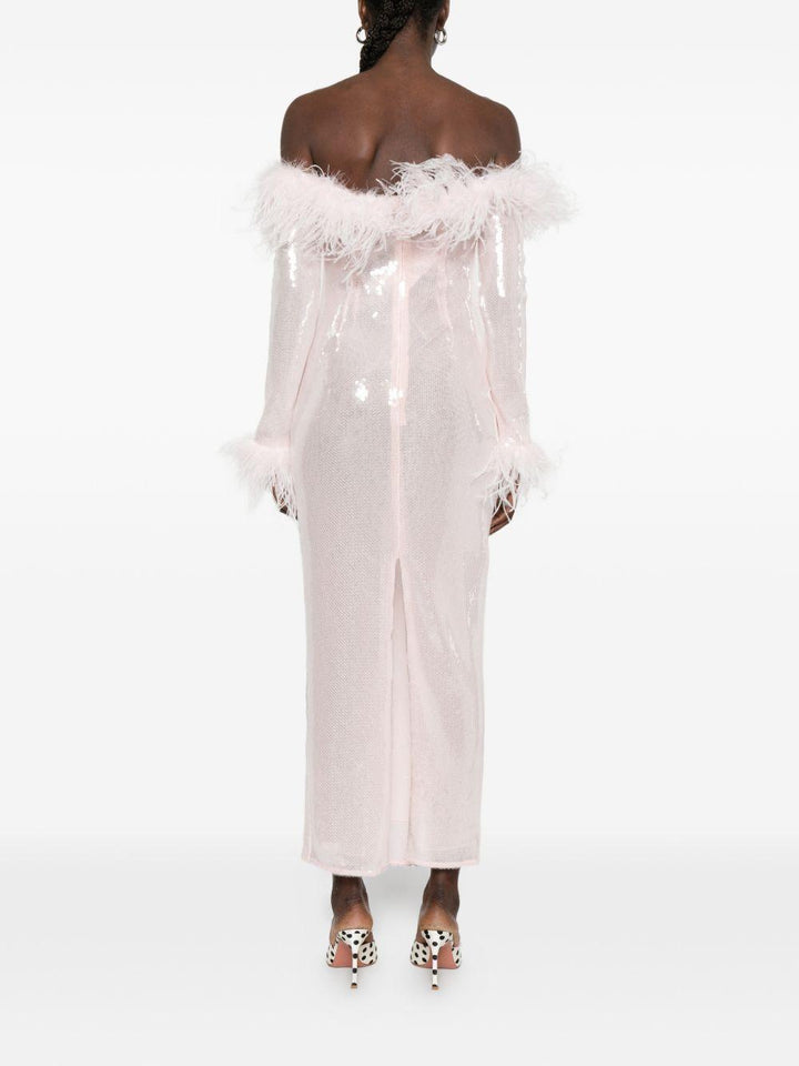 Abito midi con paillettes 