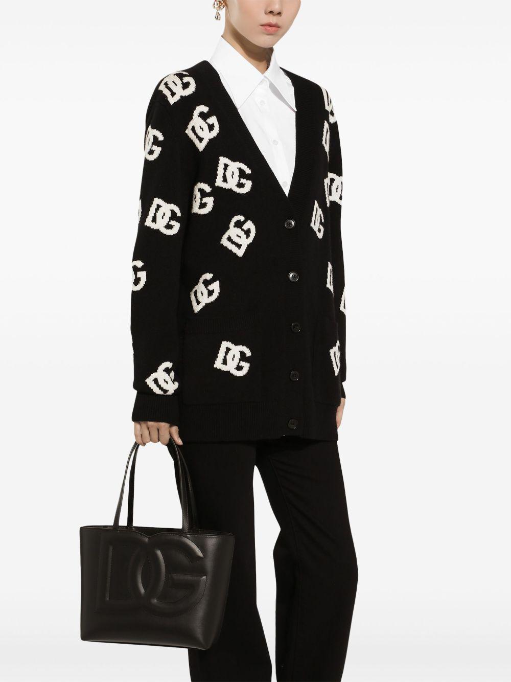 Cardigan logato 