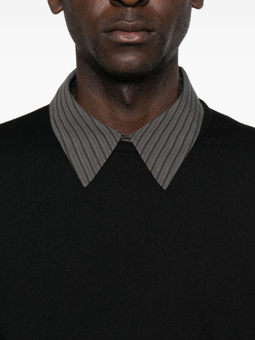 Maglione girocollo nero 