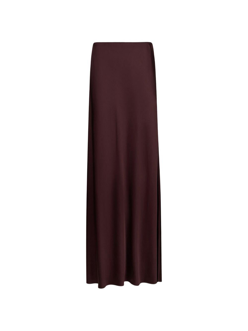 Gonna lunga in satin 