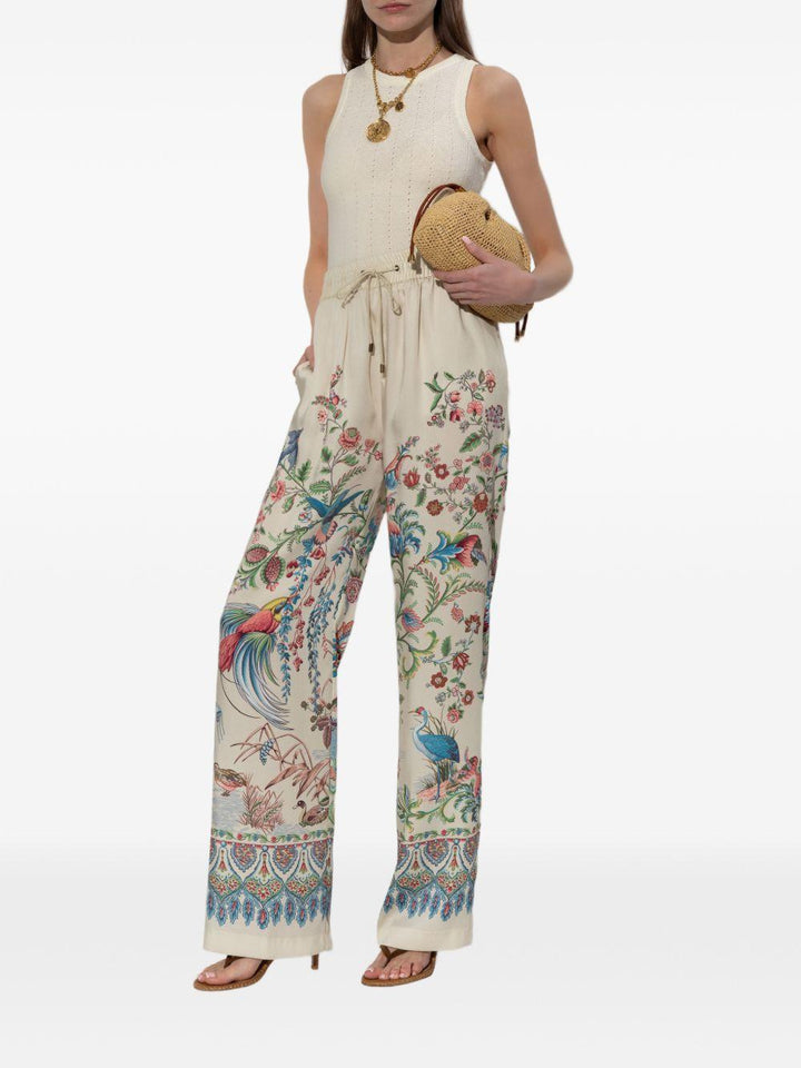 Pantaloni a fiori 