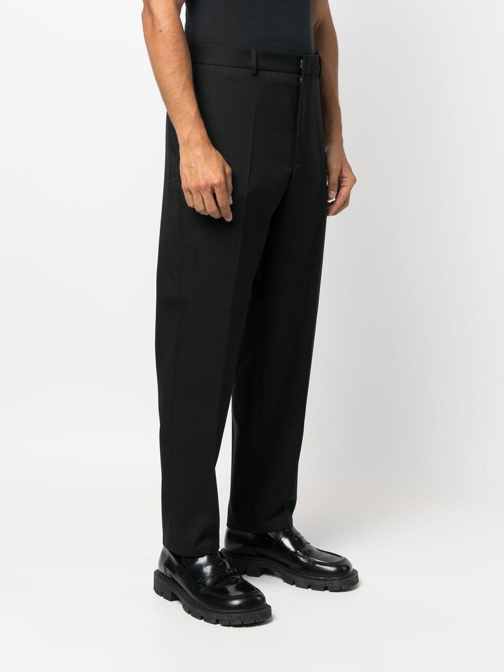 Pantaloni sartoriali dritti neri 