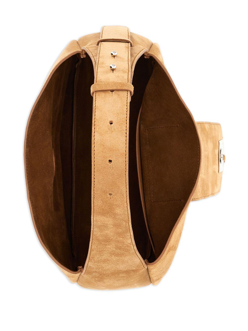 Borsa a spalla con logo 