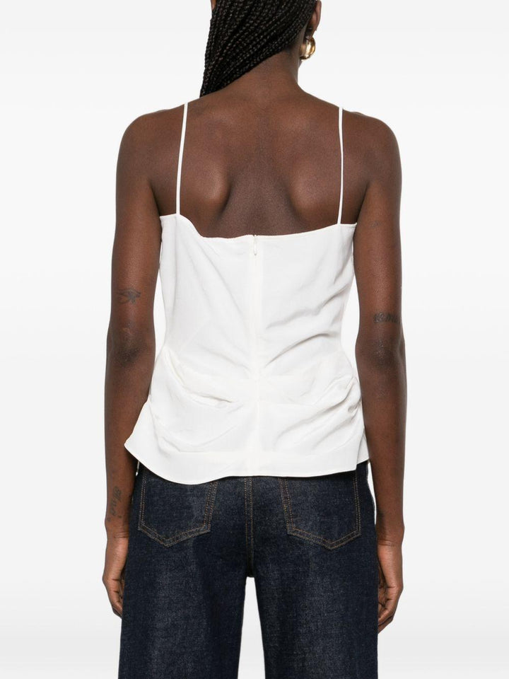 Top con pizzo 