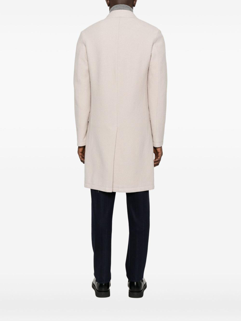 Cappotto doppiopetto avorio 