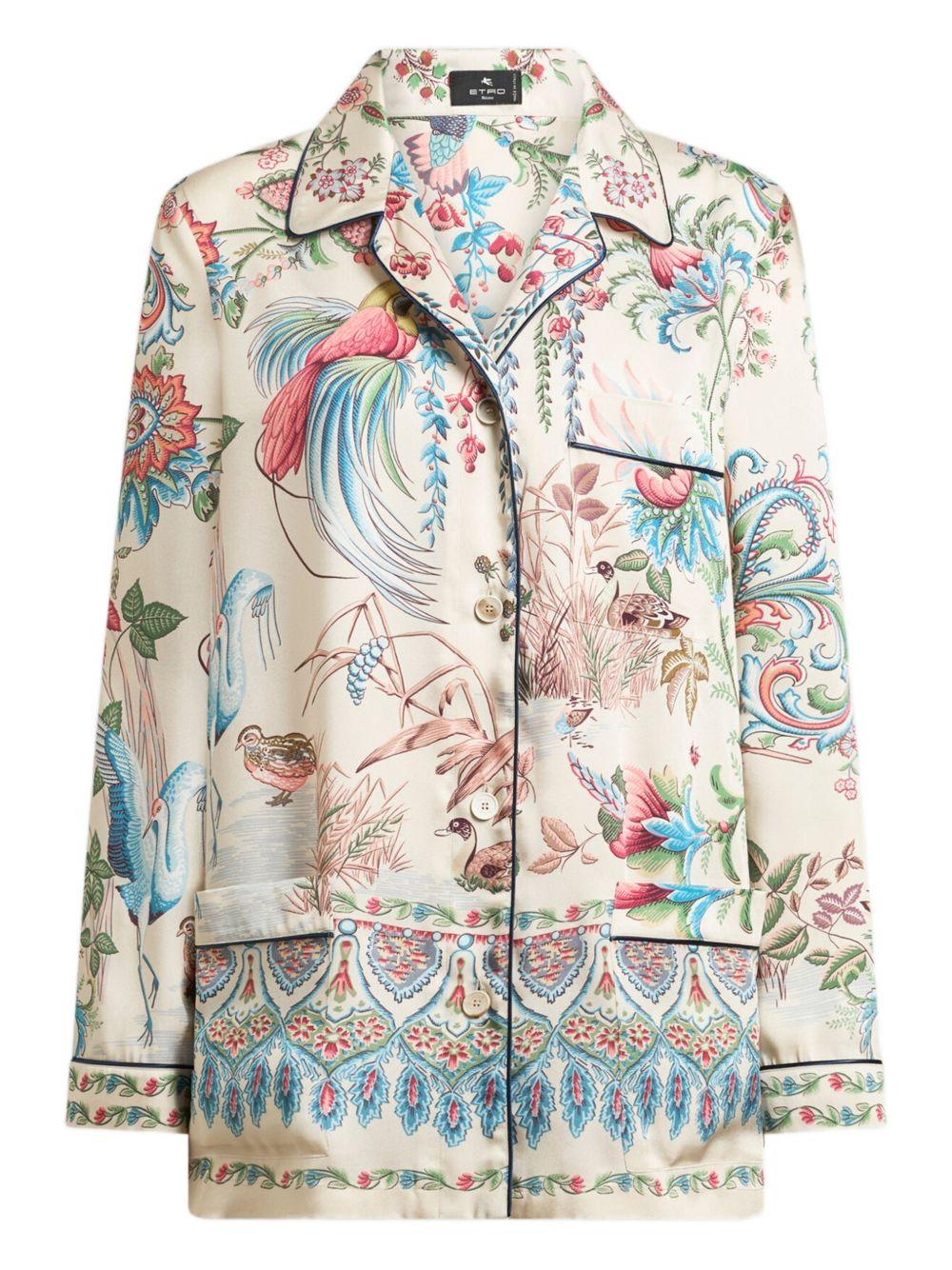 Camicia con stampa 