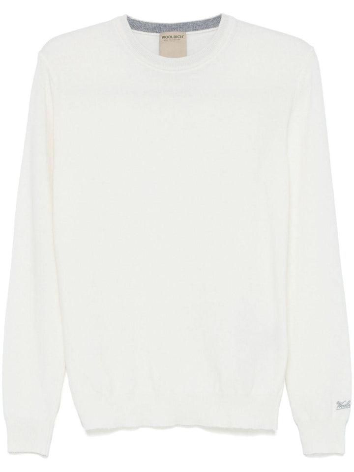 Maglione girocollo crema 