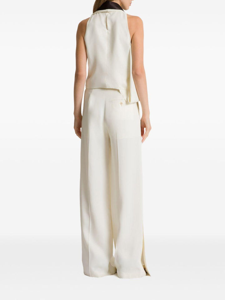 Top con dettaglio foulard 