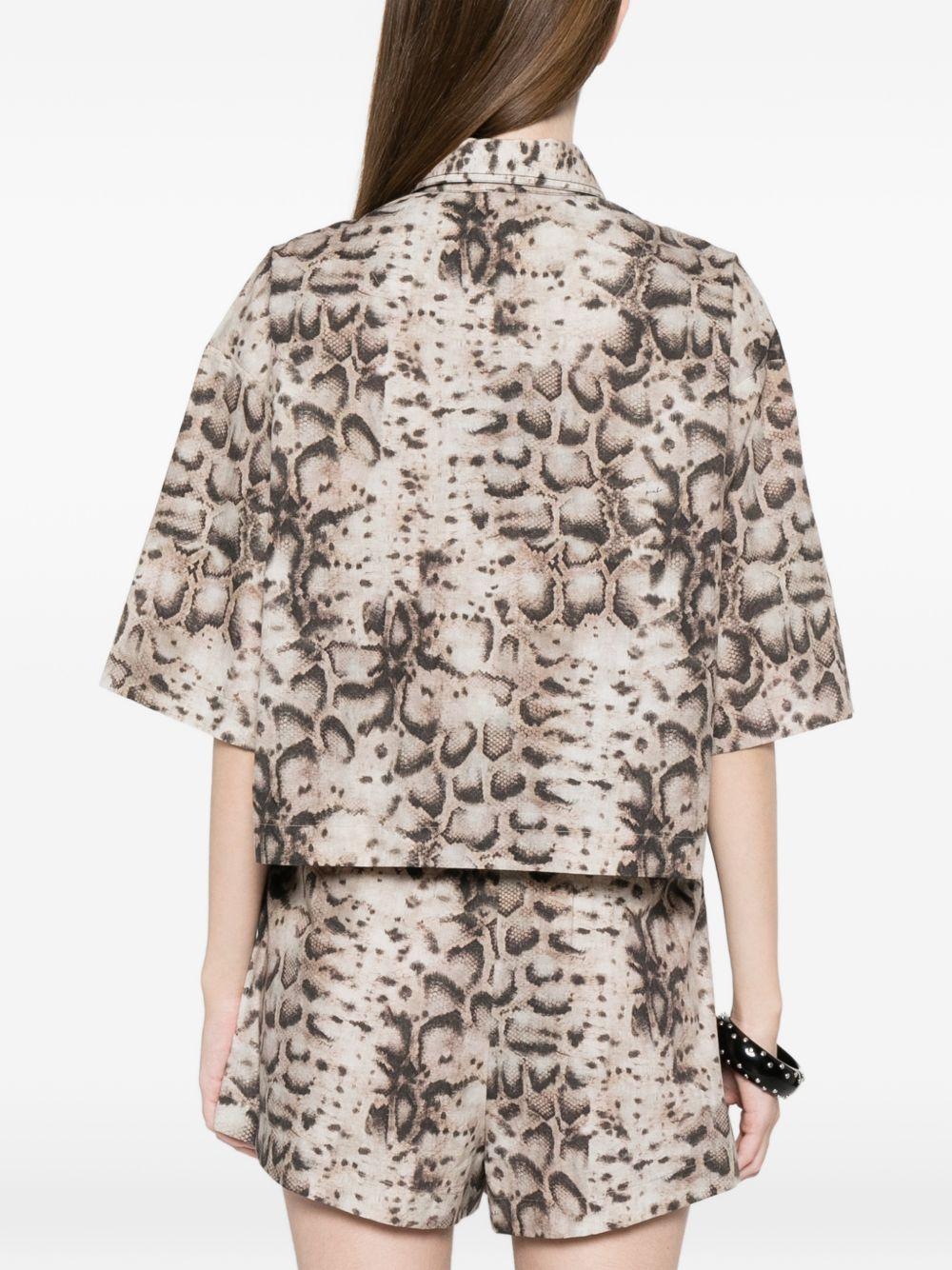 Camicia con stampa 