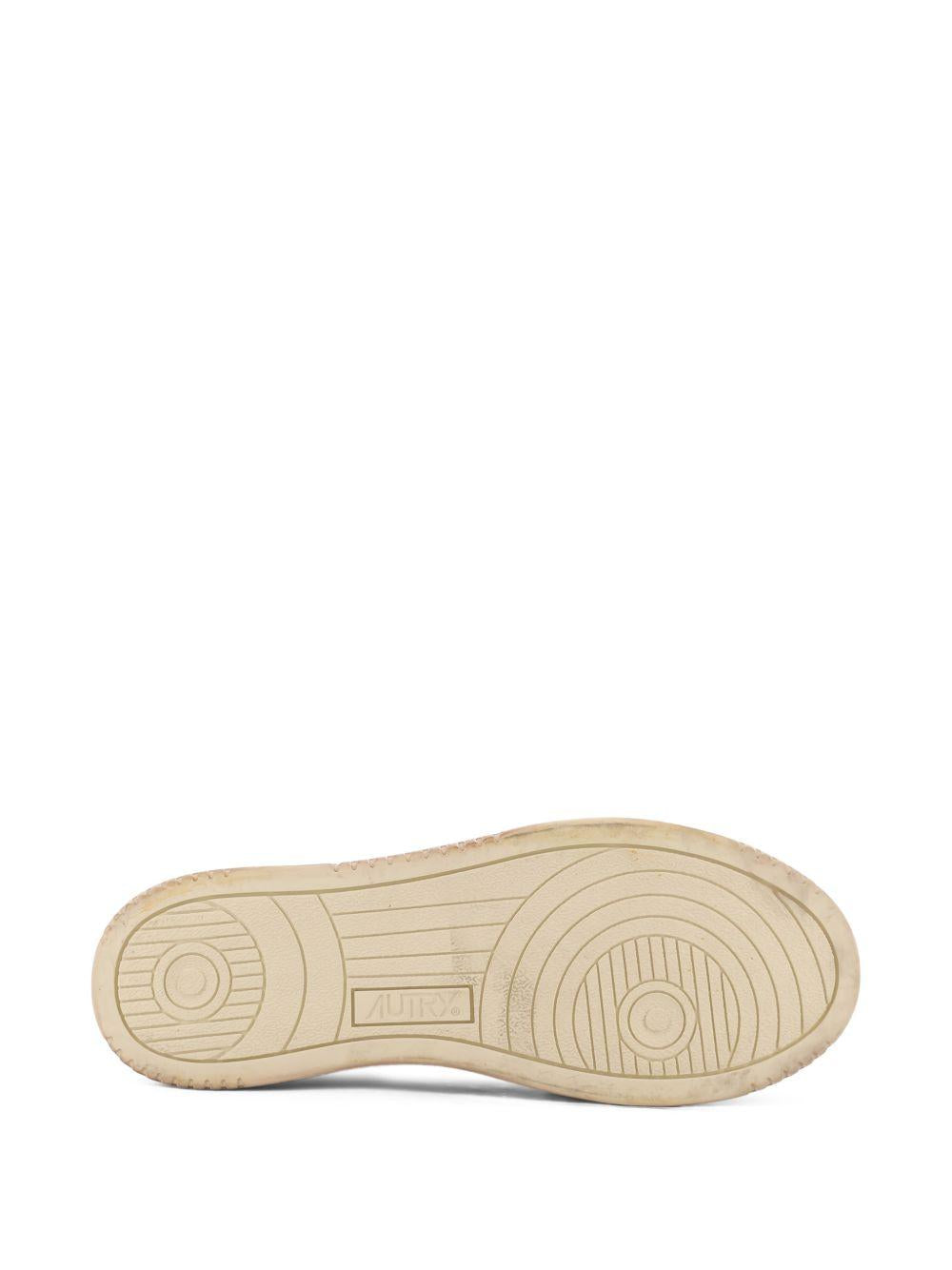 Sneakers Medalist Vintage in pelle spazzolata beige 