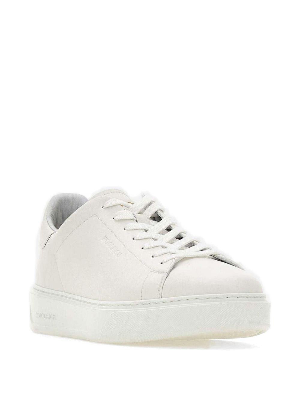 Sneakers bianche in pelle 