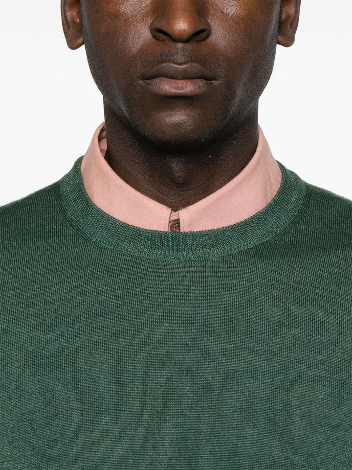 Maglione in lana verde 