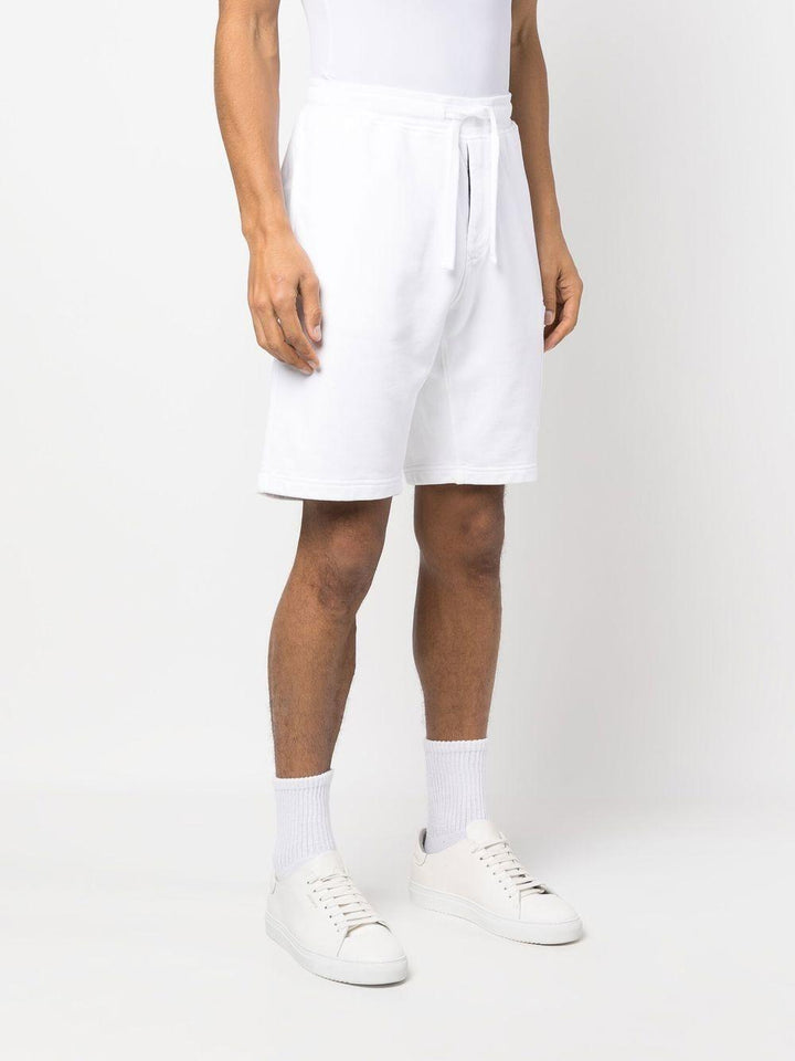 Shorts bianco con applicazione 